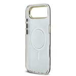 Apple iPhone 17 Air Kılıf Guess Orjinal Lisanslı Metal Kamera Çerçeveli Simli Aynalı Kapak