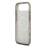 Apple iPhone 17 Air Kılıf Guess Orjinal Lisanslı M-safe Şarj Özellikli IML Peony ve 4G Desenli Klasik Logolu Kapak