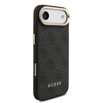 Apple iPhone 17 Air Kılıf Guess Orjinal Lisanslı M-safe Şarj Özellikli Askılı ve 4G Logo Kartlıklı Kapak