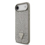 Apple iPhone 17 Air Kılıf Guess Orjinal Lisanslı Taşlı Arka Yüzey Üçgen Logolu Kapak