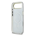 Apple iPhone 17 Air Kılıf Guess Orjinal Lisanslı Metal Kamera Çerçeveli Simli Aynalı Kapak