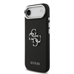Apple iPhone 17 Air Kılıf Guess Orjinal Lisanslı PU Deri 4G Büyük Metal Logo Dizaynlı Kapak