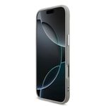 Apple iPhone 17 Air Kılıf Guess Orjinal Lisanslı M-safe Şarj Özellikli Metal Kamera Çerçeveli Üçgen Logolu Glitter Kapak
