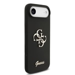 Apple iPhone 17 Air Kılıf Guess Orjinal Lisanslı Grained Yazı Logolu Kapak