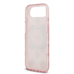 Apple iPhone 17 Air Kılıf Guess Orjinal Lisanslı M-safe Şarj Özellikli IML Peony ve 4G Desenli Klasik Logolu Kapak