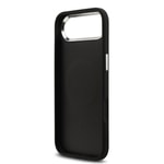 Apple iPhone 17 Air Kılıf Guess Orjinal Lisanslı M-safe Şarj Özellikli Metal Kamera Çerçeveli Üçgen Logolu Glitter Kapak