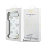 Apple iPhone 17 Air Kılıf Guess Orjinal Lisanslı Metal Kamera Çerçeveli Simli Aynalı Kapak