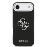 Apple iPhone 17 Air Kılıf Guess Orjinal Lisanslı PU Deri 4G Büyük Metal Logo Dizaynlı Kapak