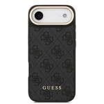 Apple iPhone 17 Air Kılıf Guess Orjinal Lisanslı M-safe Şarj Özellikli Askılı ve 4G Logo Kartlıklı Kapak