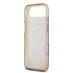 Apple iPhone 17 Air Kılıf Guess Orjinal Lisanslı M-safe Şarj Özellikli IML Peony ve 4G Desenli Klasik Logolu Kapak