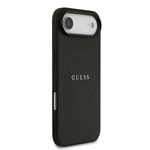 Apple iPhone 17 Air Kılıf Guess Orjinal Lisanslı M-safe Şarj Özellikli Yazı Logolu PU Deri Kapak