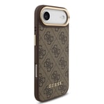 Apple iPhone 17 Air Kılıf Guess Orjinal Lisanslı M-safe Şarj Özellikli Askılı ve 4G Logo Kartlıklı Kapak