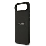 Apple iPhone 17 Air Kılıf Guess Orjinal Lisanslı M-safe Şarj Özellikli Yazı Logolu PU Deri Kapak