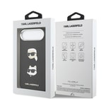 Apple iPhone 17 Air Kılıf Karl Lagerfeld Orjinal Lisanslı Metal Logolu K&C Heads Pin Kapak