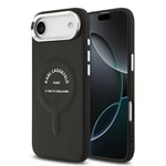 Apple iPhone 17 Air Kılıf Karl Lagerfeld Orjinal Lisanslı M-safe Şarj Özellikli Metal Kamera ve Buton Tasarımlı Paris RSG PU Deri Kapak
