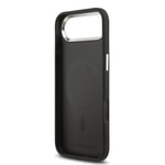 Apple iPhone 17 Air Kılıf Karl Lagerfeld Orjinal Lisanslı M-safe Şarj Özellikli Metal Kamera ve Buton Tasarımlı Karl PU Deri Kapak