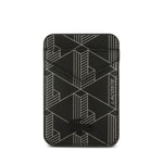 Apple iPhone 17 Air Kılıf Lacoste Orjinal Lisanslı M-safe Şarj Özellikli PU Deri Tasarımlı Kartlıklı Karışık Monogram Desenli Kapak