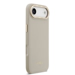 Apple iPhone 17 Air Kılıf Lacoste Orjinal Lisanslı M-safe Şarj Özellikli Champs Elysees PU Deri Tasarımlı Kapak