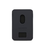 Apple iPhone 17 Air Kılıf Lacoste Orjinal Lisanslı M-safe Şarj Özellikli PU Pike Desenli Metal Logolu Kartlıklı Kapak