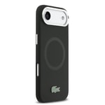 Apple iPhone 17 Air Kılıf Lacoste Orjinal Lisanslı M-safe Şarj Özellikli İkonik Logolu Metal Kamera Çerçeveli Silikon Kapak