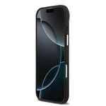 Apple iPhone 17 Air Kılıf Lacoste Orjinal Lisanslı M-safe Şarj Özellikli PU Pike Desenli Standlı Metal Logolu Kapak