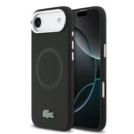 Apple iPhone 17 Air Kılıf Lacoste Orjinal Lisanslı M-safe Şarj Özellikli İkonik Logolu Metal Kamera Çerçeveli Silikon Kapak