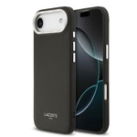 Apple iPhone 17 Air Kılıf Lacoste Orjinal Lisanslı M-safe Şarj Özellikli Champs Elysees PU Deri Tasarımlı Kapak