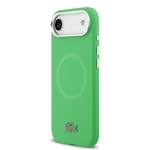 Apple iPhone 17 Air Kılıf Lacoste Orjinal Lisanslı M-safe Şarj Özellikli İkonik Logolu Metal Kamera Çerçeveli Silikon Kapak