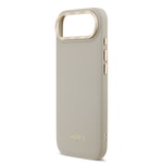 Apple iPhone 17 Air Kılıf Lacoste Orjinal Lisanslı M-safe Şarj Özellikli Champs Elysees PU Deri Tasarımlı Kapak