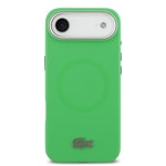 Apple iPhone 17 Air Kılıf Lacoste Orjinal Lisanslı M-safe Şarj Özellikli İkonik Logolu Metal Kamera Çerçeveli Silikon Kapak
