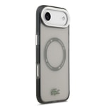 Apple iPhone 17 Air Kılıf Lacoste Orjinal Lisanslı M-safe Şarj Özellikli İkonik Timsah Logolu Buzlu Kapak