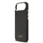 Apple iPhone 17 Air Kılıf Lacoste Orjinal Lisanslı M-safe Şarj Özellikli Champs Elysees PU Deri Tasarımlı Kapak