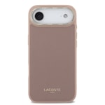 Apple iPhone 17 Air Kılıf Lacoste Orjinal Lisanslı M-safe Şarj Özellikli Champs Elysees PU Deri Tasarımlı Kapak
