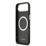 Apple iPhone 17 Air Kılıf Lacoste Orjinal Lisanslı M-safe Şarj Özellikli Champs Elysees PU Deri Tasarımlı Kapak
