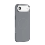 Apple iPhone 17 Air Kılıf M-Safe Şarj Özellikli Metal Kamera Çerçeveli Zore Edi Silikon Kapak
