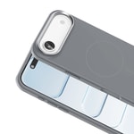 Apple iPhone 17 Air Kılıf M-Safe Şarj Özellikli Metal Kamera Çerçeveli Zore Edi Silikon Kapak