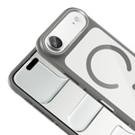 Apple iPhone 17 Air Kılıf M-Safe Şarj Özellikli Metal Kamera Çerçeveli Zore Tiko Kapak