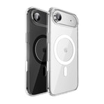 Apple iPhone 17 Air Kılıf M-safe Şarj Özellikli Transparan Sert PC Wlons Pita Kapak