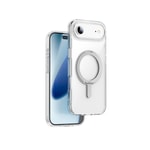 Apple iPhone 17 Air Kılıf M-safe Şarj Özellikli Wiwu MCC-201 iShield Ultra Serisi Standlı Crystal Sert PC Kapak