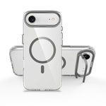 Apple iPhone 17 Air Kılıf M-safe Şarj Özellikli Airbagli Kamera Standlı Zore Azor Kapak