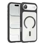 Apple iPhone 17 Air Kılıf M-Safe Şarj Özellikli Metal Kamera Çerçeveli Zore Tiko Kapak