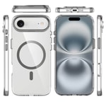 Apple iPhone 17 Air Kılıf M-safe Şarj Özellikli Airbagli Kamera Standlı Zore Azor Kapak