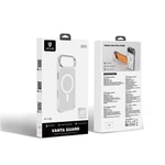 Apple iPhone 17 Air Kılıf M-safe Şarj Özellikli Metal Kamera Çerçeveli Airbag Tasarımlı Lenyes CK221 Sert PC Kapak