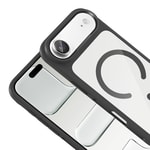Apple iPhone 17 Air Kılıf M-Safe Şarj Özellikli Metal Kamera Çerçeveli Zore Tiko Kapak