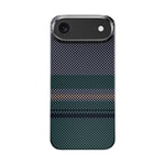 Apple iPhone 17 Air Kılıf M-safe Şarj Özellikli Karbon Fiber Tasarımlı Benks Aurora ArmorAir Kevlar Kapak