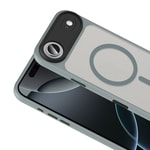 Apple iPhone 17 Air Kılıf Mat Arka Yüzey Wireless Şarj Özellikli Zore Flet M-safe Kapak