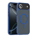 Apple iPhone 17 Air Kılıf Mat Arka Yüzey Wireless Şarj Özellikli Zore Flet M-safe Kapak