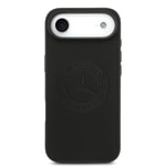 Apple iPhone 17 Air Kılıf Mercedes Benz Orjinal Lisanslı M-safe Şarj Özellikli Hakiki Deri Nostaljik Yıldız Dizayn Kapak