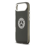 Apple iPhone 17 Air Kılıf Mercedes Benz Orjinal Lisanslı M-safe Şarj Özellikli Çift Katmanlı PC Nostaljik Yıldız Dizayn Kapak