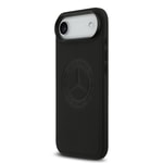 Apple iPhone 17 Air Kılıf Mercedes Benz Orjinal Lisanslı M-safe Şarj Özellikli Hakiki Deri Nostaljik Yıldız Dizayn Kapak